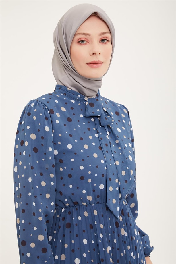 Armine Elbise 22YD2302 İndigo