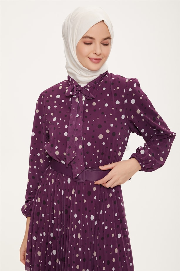 Armine Elbise 22YD2302 Mor