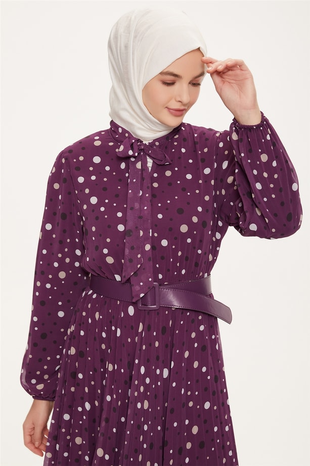 Armine Elbise 22YD2302 Mor