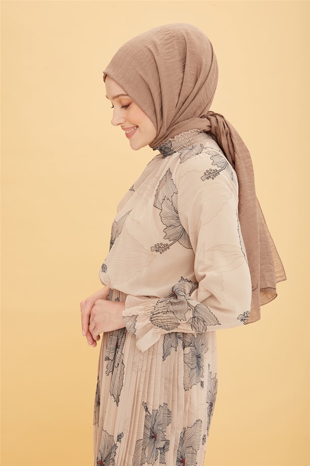 Armine Elbise 22YD2304 Bej