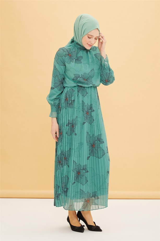 Armine Elbise 22YD2304 Çağla