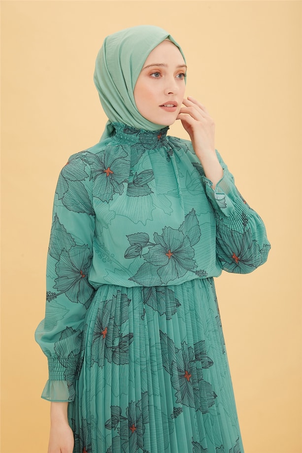 Armine Elbise 22YD2304 Çağla