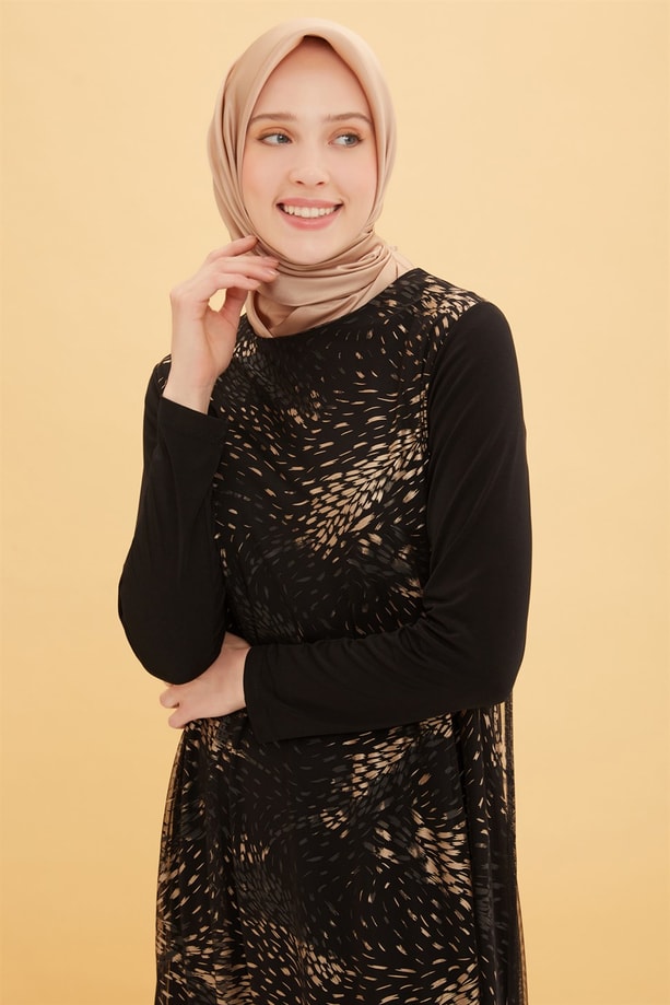 Armine Elbise 22YD2507 Gold