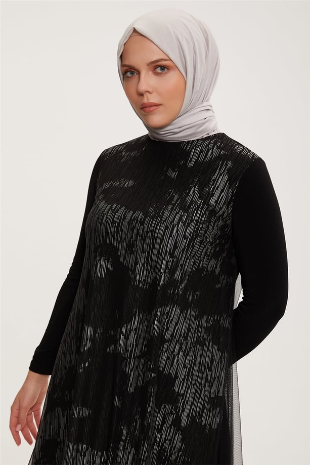 Armine Elbise 22YD2508 Gümüş