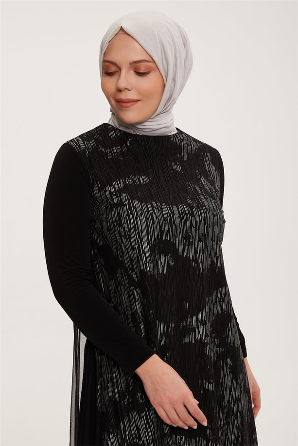 Armine Elbise 22YD2508 Gümüş
