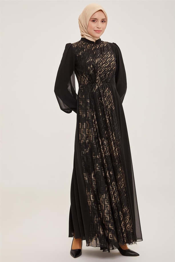Armine Abiye Elbise 22YD2509 Gold