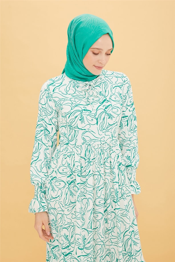 Armine Elbise 22YD2518 Yeşil