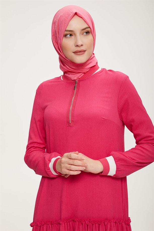Armine Elbise 22YD2519 Fuşya