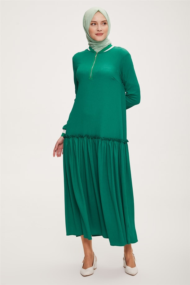 Armine Elbise 22YD2519 Yeşil