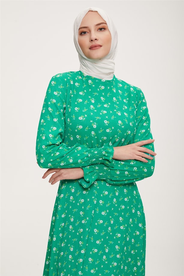 22YD2521 Armine Elbise Saks