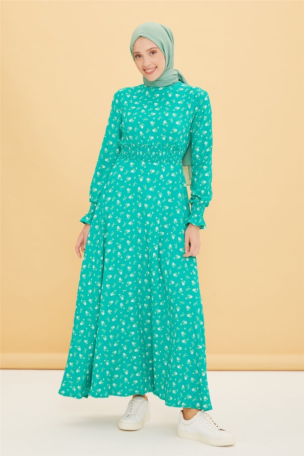 Armine Elbise 22YD2521 Yeşil