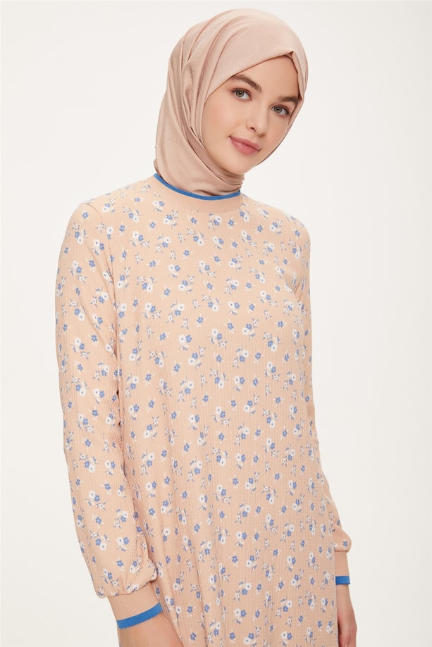 Armine Elbise 22YD2522 Bej