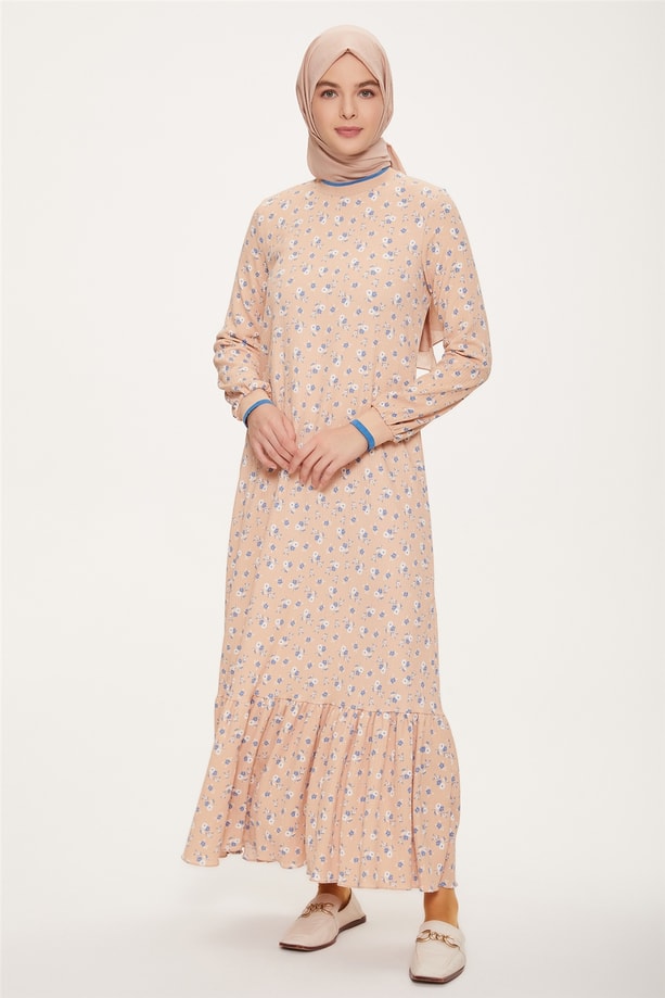 Armine Elbise 22YD2522 Bej
