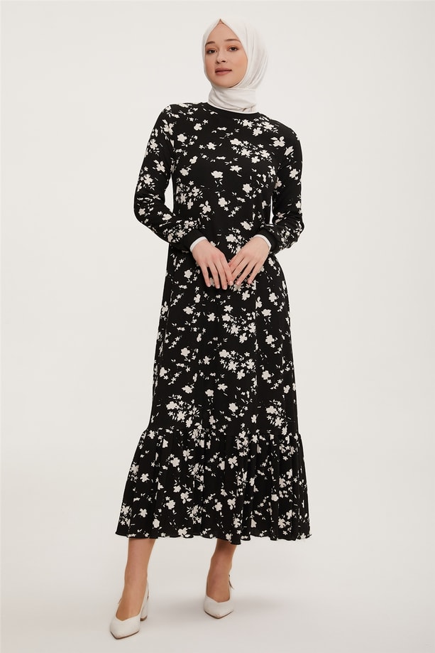 Armine Elbise 22YD2522 Siyah