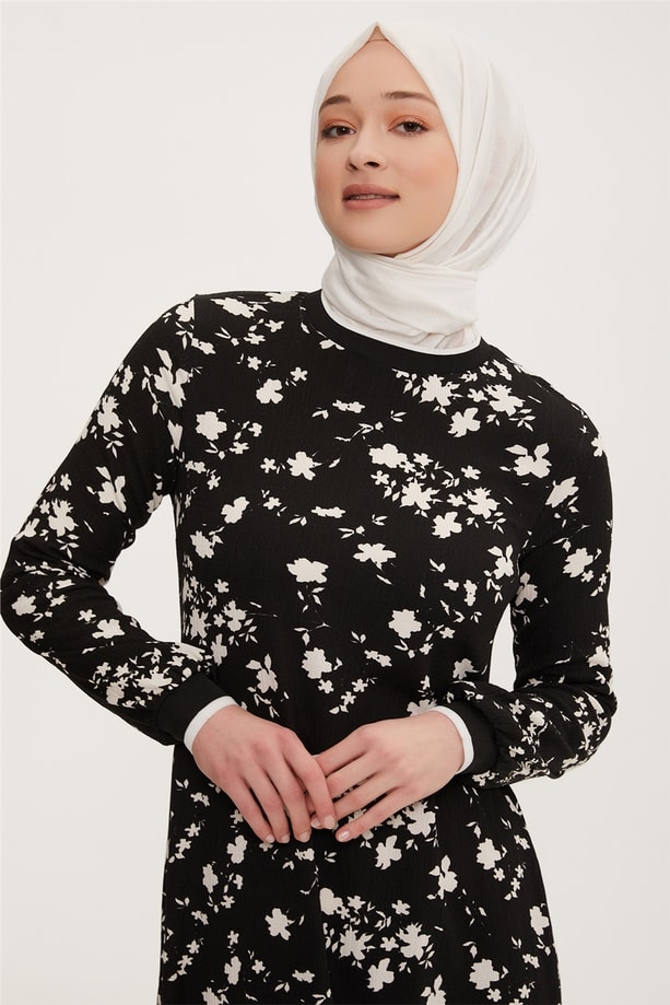 Armine Elbise 22YD2522 Siyah
