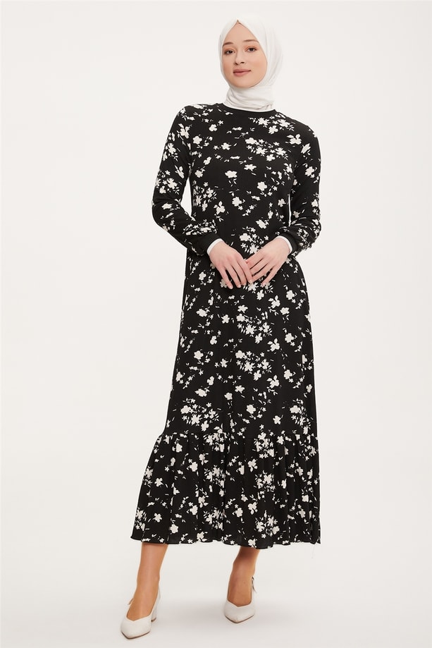 Armine Elbise 22YD2522 Siyah