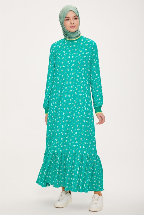 Armine Elbise 22YD2522 Yeşil
