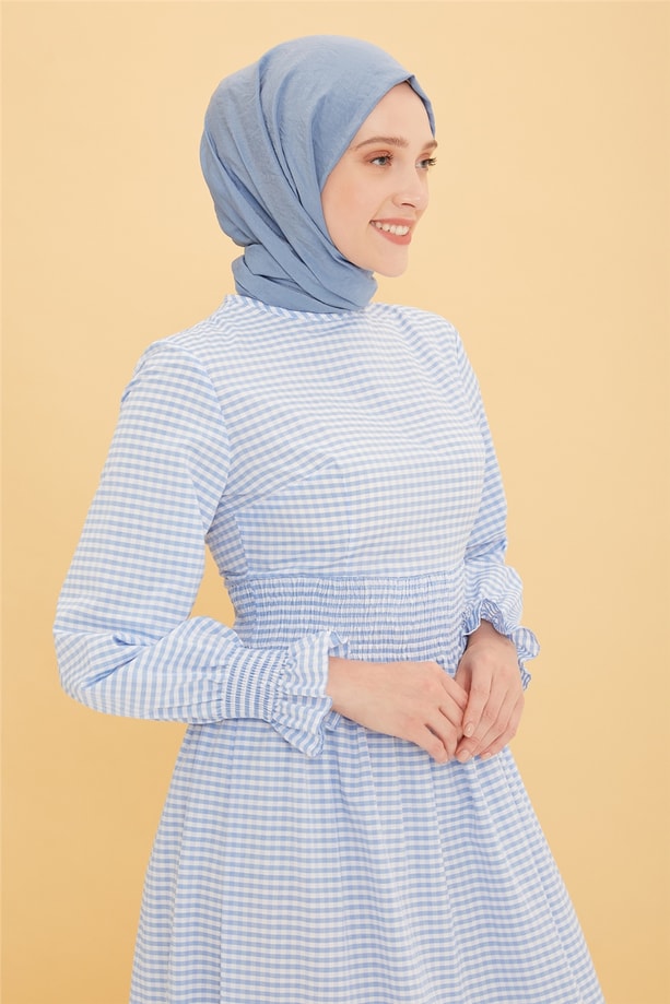 Armine Elbise 22YF3000 Bebe Mavi