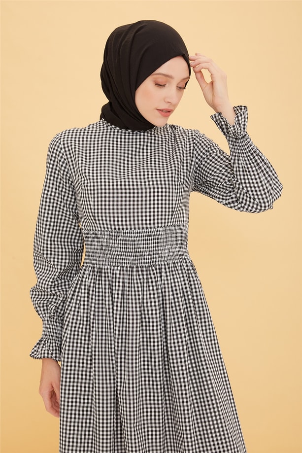 Armine Elbise 22YF3000 Siyah