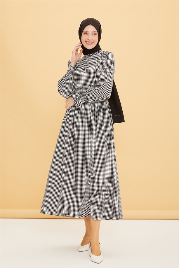Armine Elbise 22YF3000 Siyah