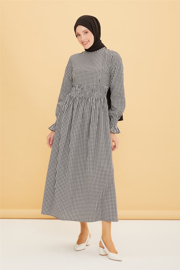 Armine Elbise 22YF3000 Siyah