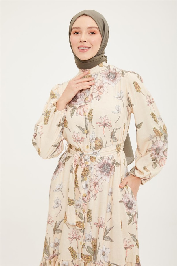 Armine Elbise 22YD3101 Camel
