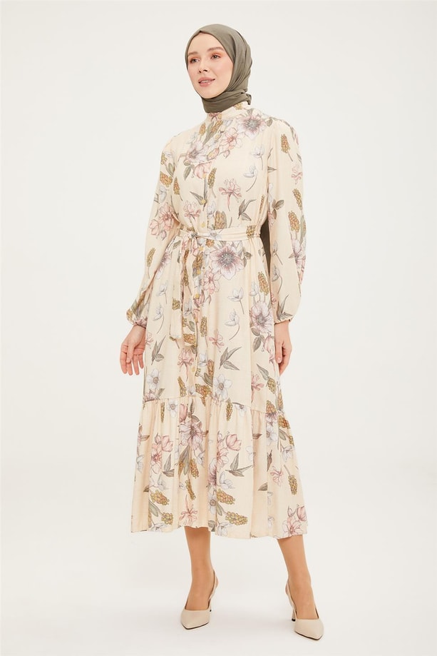 Armine Elbise 22YD3101 Camel