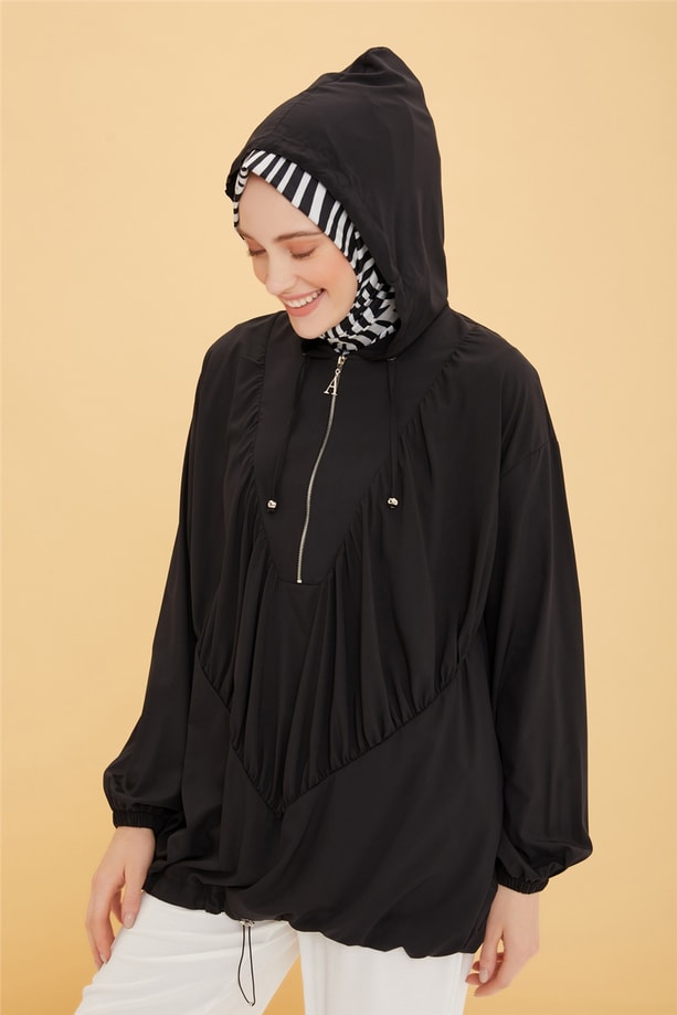 Armine Kapişonlu Sweatshırt 22Y3102 Siyah