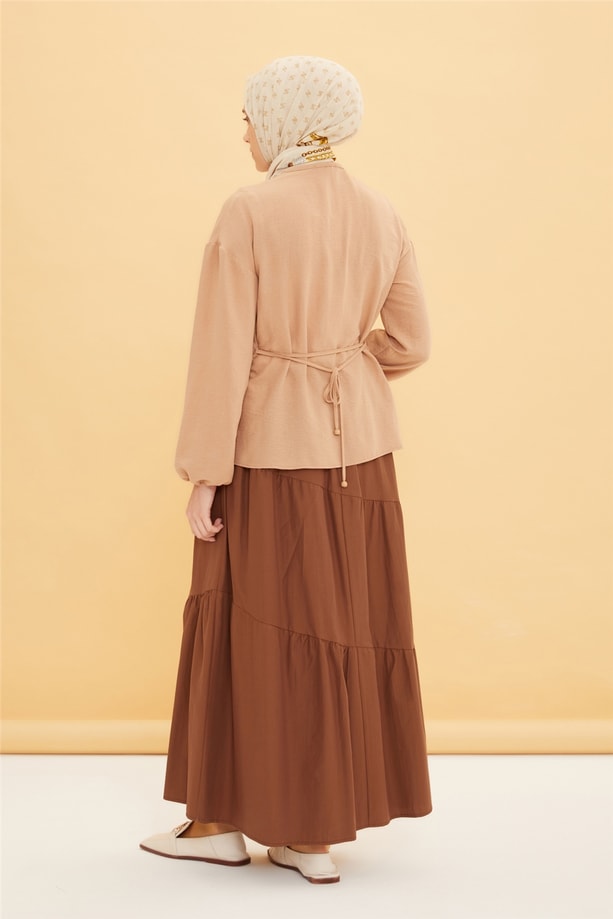Armine Gömlek 22Y3130 Camel