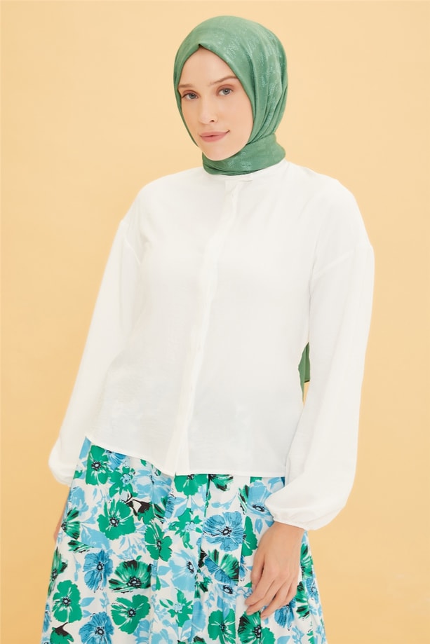 Armine Gömlek 22Y3130 Ekru