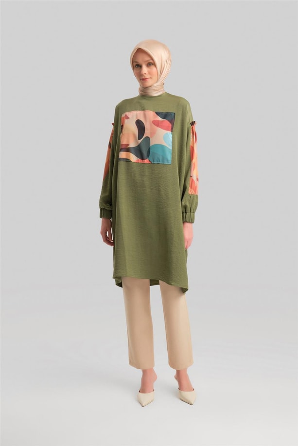 Armine Tunik 22Yd3202 Haki
