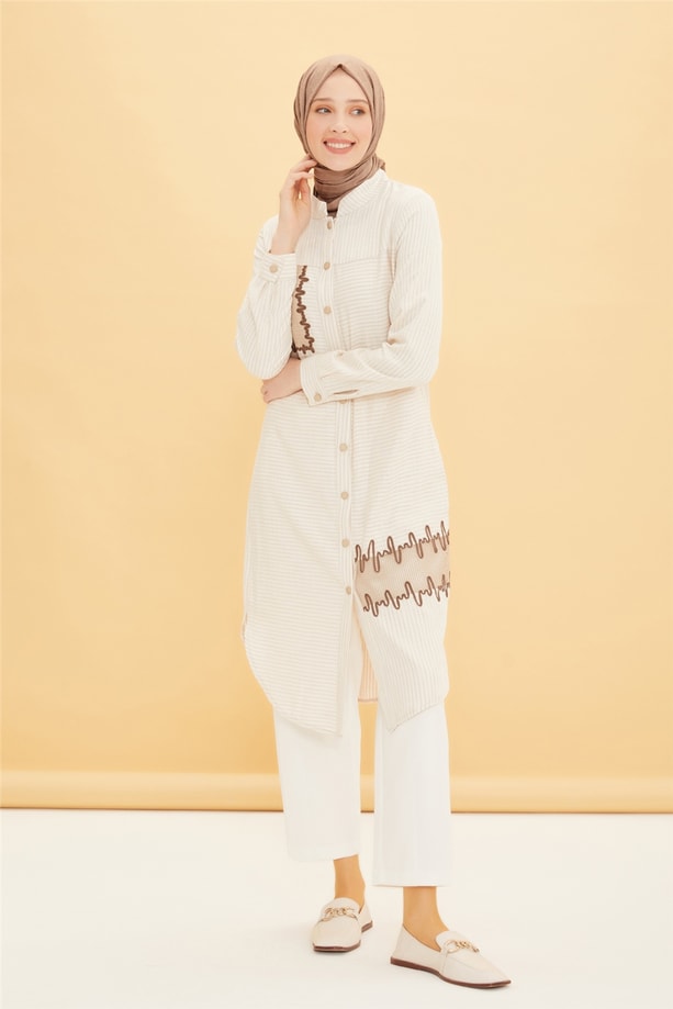 Armine Tunik 22YD3306 Bej