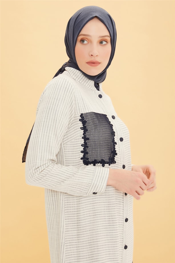 Armine Tunik 22YD3306 Lacivert