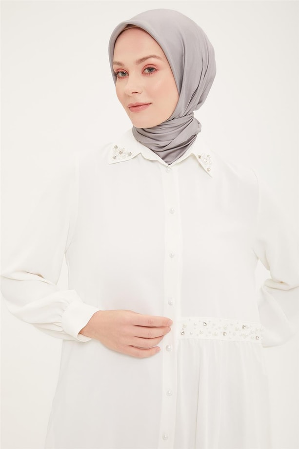 Armine Tunik 22YD3310 Beyaz