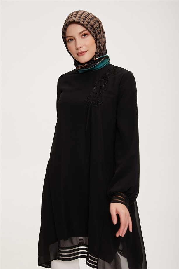 Armine Tunik 22YD3316 Siyah
