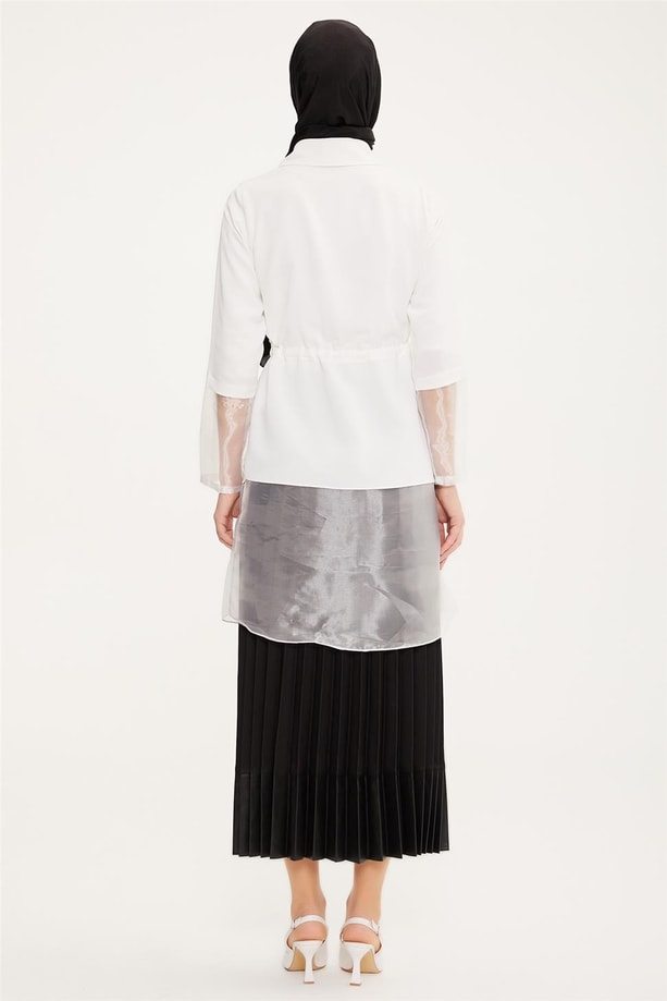 Armine Tunik 22YD3320 Beyaz