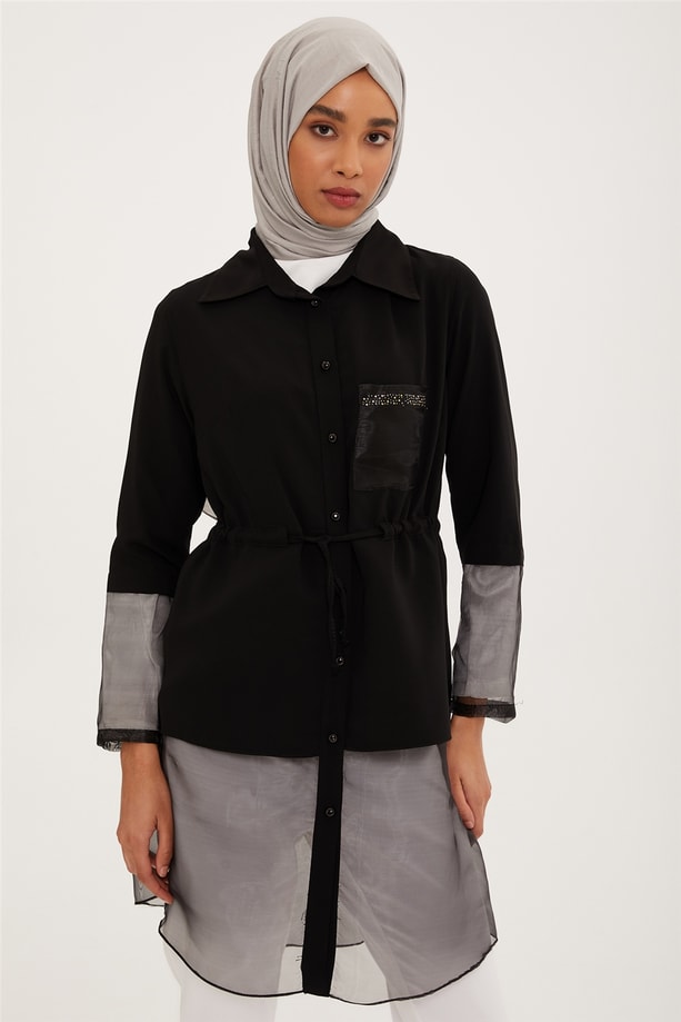 Armine Tunik 22YD3320 Siyah
