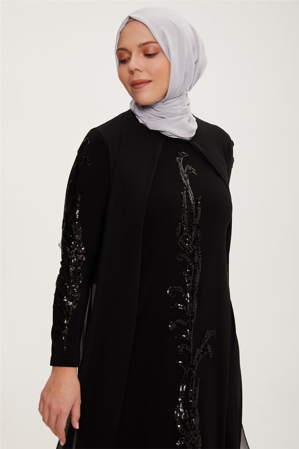 Armine Elbise 22YD3324 Siyah