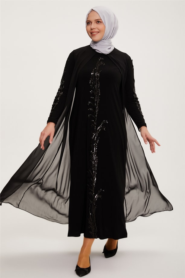 Armine Elbise 22YD3324 Siyah
