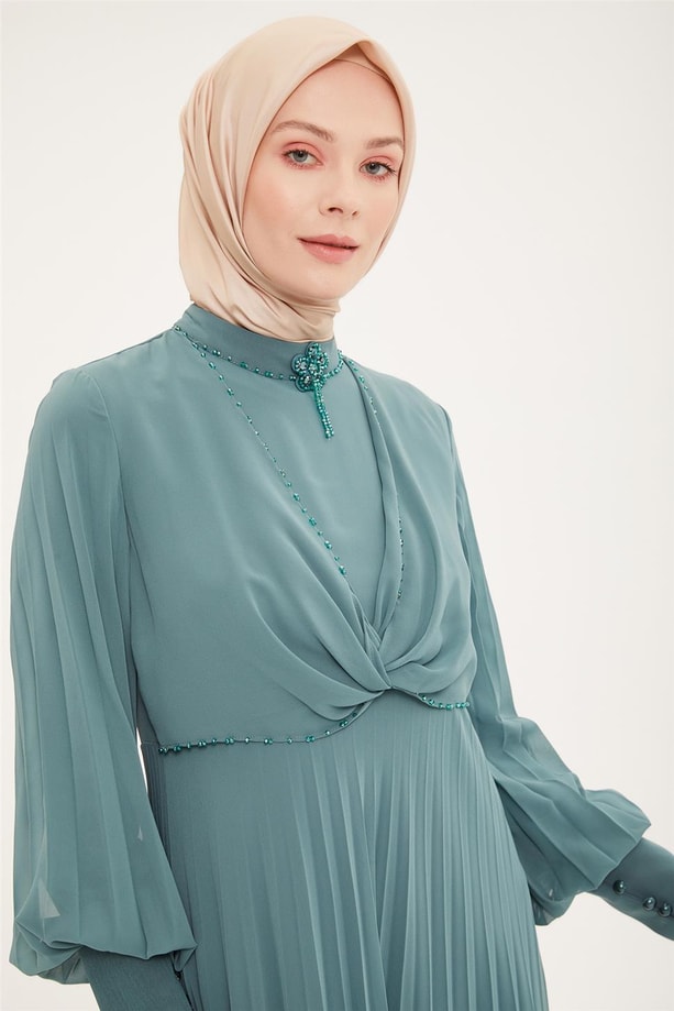 Armine Abiye Elbise 22YD3328 Mint