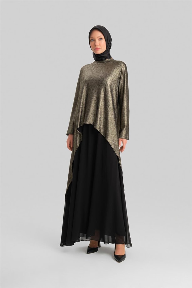 Armine Abiye Elbise 22Yd3329 Gold