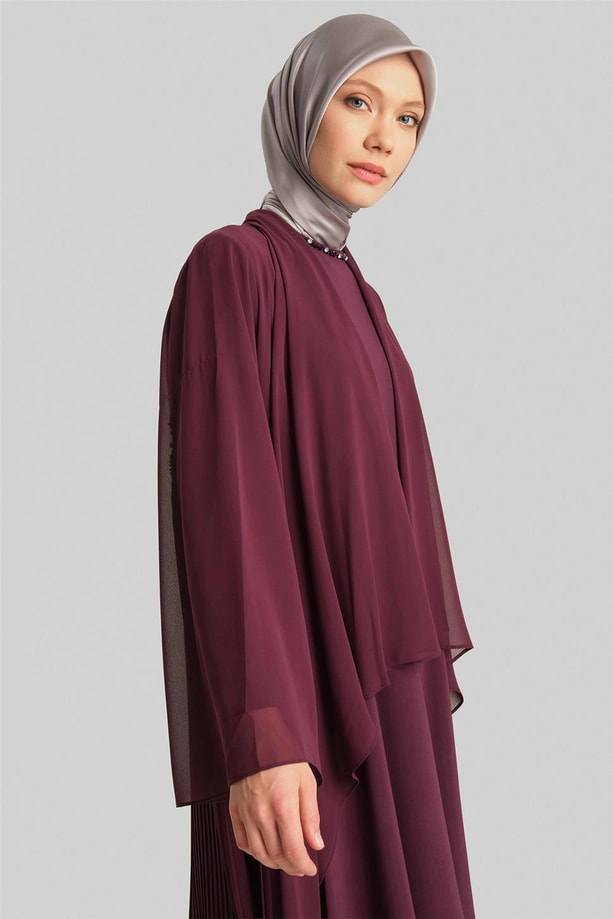 Armine Abiye Elbise 22Yd3334 Mor