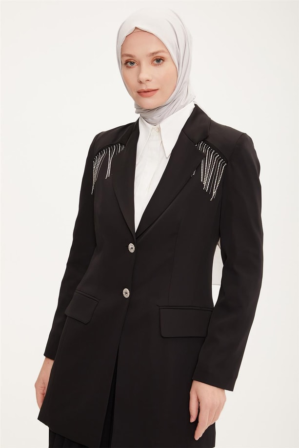 Armine Ceket 22YD3340 Siyah