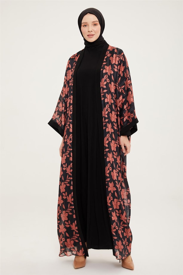 Armine Elbise 22YD3345 Kiremit