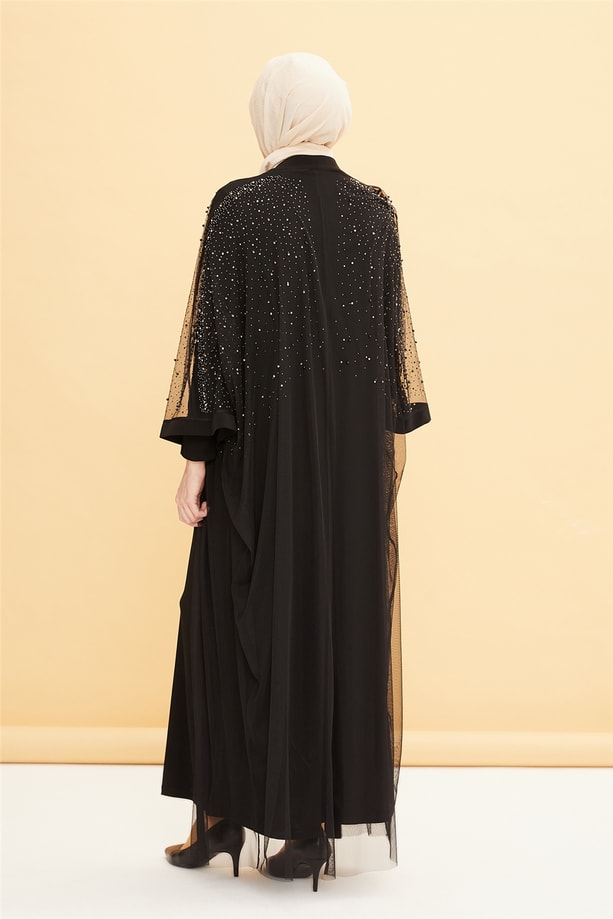 Armine Abiye Elbise 22YD3346 Siyah