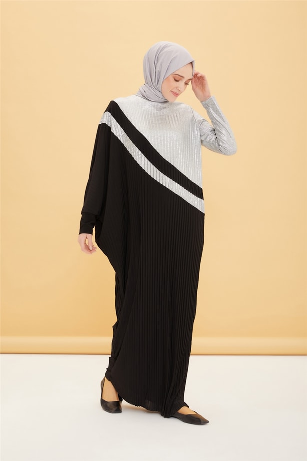 Armine Elbise 22YD3368 Gümüş