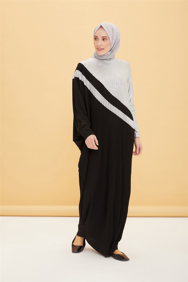 Armine Elbise 22YD3368 Gümüş