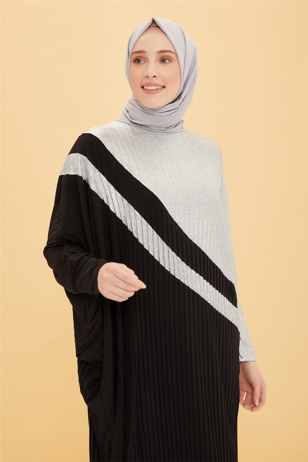 Armine Elbise 22YD3368 Gümüş