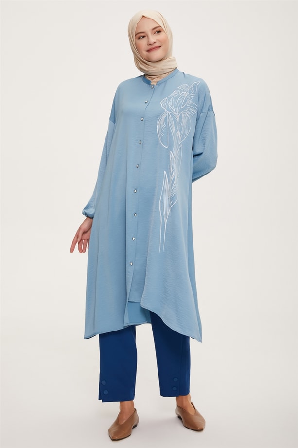 Armine Tunik 22YD3241 İndigo