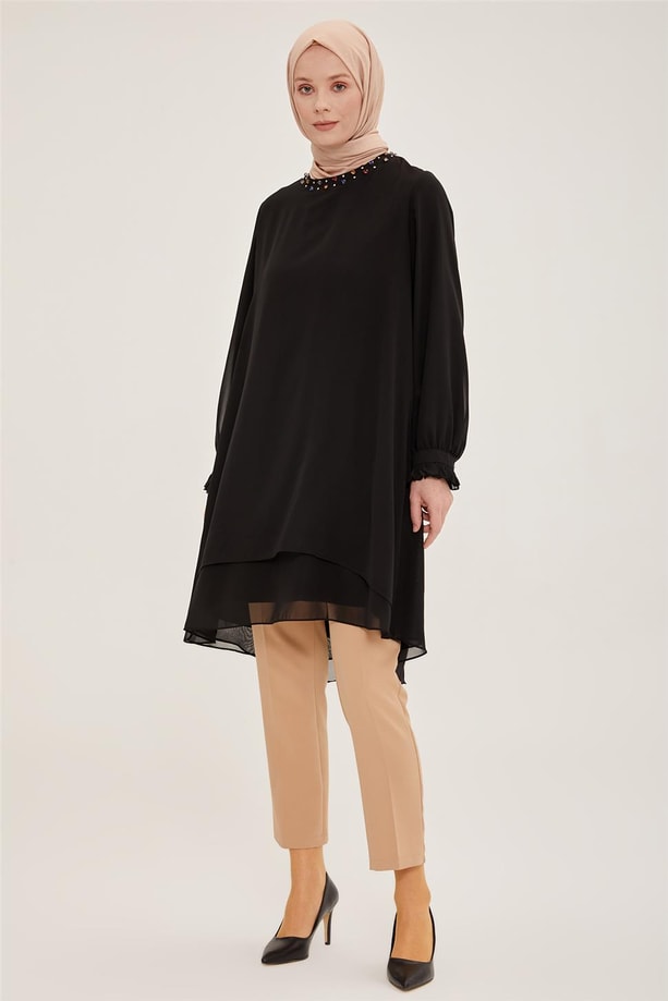 Armine Tunik 22YD3710 Siyah